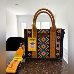 SOUTHWESTERN PRINT CROSS BODY CANVAS MINI